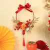 Decoración de Año Nuevo Sabor Dragón Festival de Primavera 2024 Carácter Fu Colgante de Puerta Adornos de Guirnalda Suministros para Diseño de Escena de Decoración de Año Nuevo