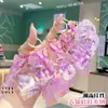 Nuevo Llavero Anillo de Botella con Muñeca de Arena Líquida, Colgante Exquisito de Dibujos Animados para Mochila para Niñas y Niños, Accesorio de Pareja, Pequeño Regalo para Eventos