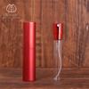 Fábrica direta rotativa frasco de perfume de dois estágios boca spray frasco de vidro forro perfume amostra spray boca