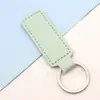 Llavero de Piel Sintética Grabado Láser Collar para Gato Placa de Identificación Colgante Colgante para Llave de Casa Accesorios