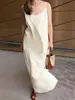 Camisola francesa de cuello en U pantalones de pierna ancha drapeados de cintura alta conjunto de pantalones largos con chaleco plisado de hilo metálico de temperamento elegante