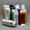 Botella de aluminio con tapa antirrobo de 500 ml botella de aluminio de aceite esencial de 1 kg botella vacía de 1200 ml lata de aluminio embotellada franqueo
