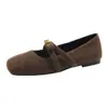 0752-8 Sapatos Baixos Retrô Franceses, Novo Estilo Inverno, Sapatos Peludos com Laço, Casuais e Versáteis, Sapatos Femininos Tamanho Grande 41