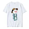 Camiseta de Seda de Leche con Estampado Divertido de Camarón, Versátil Camiseta de Manga Corta con Emoji Humorístico, Top de Verano