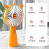 2022 nuevo ventilador de mano pequeño de dibujos animados creativo USB recargable portátil portátil mini ventilador de verano para exteriores