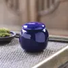 Mini Pote de Cerâmica para Chá, Pote Selado de Pó de Gesso, Pote para Armazenamento de Chá de Flores, Garrafa Pequena de Porcelana, Caixa de Chá Portátil