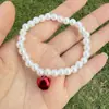Pulsera de perlas con cuentas, colgante de juguete, pulsera para niños, adorno de calabaza, accesorio para colgar en collar, adorno de peluche