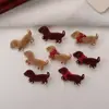 Pinza para el pelo de terciopelo con lazo para cachorro, pinza de pico de pato, clip lindo para el flequillo de niña, clip lateral, accesorios para el cabello, venta al por mayor