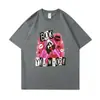Camiseta Casual 2025 para Hombre y Mujer de Manga Corta Diaria Casual Estampado de Letras Holgada de Manga Corta Al por Mayor