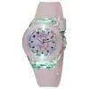 Estrela de desenho animado fofa Dailu nova moda estudantes do ensino fundamental e médio luminoso silicone led crianças relógio luminoso atacado