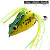 Isca artificial de sapo trovejante pequeno bico afiado transfronteiriça Luya isca macia 7g/4cm isca preta equipamento de pesca suprimentos de pesca mini isca artificial