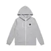 Moletom com Zíper Tendência Estilo Japonês Poliéster Heyplay Jaqueta Estampada de Coração Unissex Outono e Inverno Estilo Casal de Natal 1