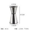 Suministros de Fábrica Taza Medidora de Doble Cabeza de Acero Inoxidable 304, Taza Medidora de Onzas para Cócteles con Escala, Taza Medidora, Coctelera, Taza Medidora