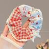 Versión Coreana Lindo Crema Dulce Niña Liga para el Cabello, Scrunchie de Lazo Estilo Mori, Cuerda para el Cabello de Cola de Caballo Sobredimensionada de Alta Gama