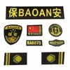 Acessórios de Roupa Image Guard Oficial de Segurança Insígnias de Ombro Fita de Uniforme Insígnias de Ombro Logotipo Insígnias de Astronauta Conjunto de Insígnias de Ombro Insígnias de Ombro