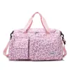Nova Bolsa de Viagem Bolsa Fitness Separação Seca e Úmida Esportes Yoga Bolsa de Armazenamento Compartimento Independente para Sapatos Bolsa de Viagem Grande Capacidade