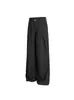 Pantalones de pierna ancha acampanados con volantes a rayas de alta gama americanos Dc+C905 para hombres y mujeres, holgados, de corte limpio, versátiles