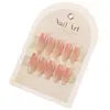 Procesamiento al por mayor de tiras de color base en spray para uñas hechas a mano, piezas de uñas prefabricadas, 30 piezas, tiras de uñas personalizadas y portátiles del fabricante de Yiwu