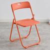 Silla plegable sencilla con respaldo para adultos, silla de comedor portátil para el hogar, silla de oficina, silla de conferencia, silla de plástico, silla de entrenamiento.