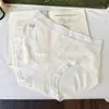 Pantaletas de algodón para mujer de cintura media, con entrepierna extendida, encaje de algodón Clase A, algodón puro, talla grande, antibacterianas, transpirables, venta al por mayor 10A