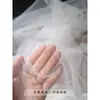 Tela de malla de hilo de niebla de hadas ins, suave, hecha a mano, bricolaje, color sólido, velo de encaje, tela de tul transparente para ropa
