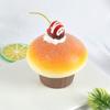 DIY simulação cupcake modelo de comida sobremesa fruta bolo falso pão foto pose adereços ornamentos