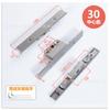 Caja de seguridad de acero inoxidable aleación de aluminio cerradura para ventana de puente roto plana cilindro de cerradura de ventana pantalla de ventana cerradura de puerta y ventana integrada caja de accionamiento bidireccional caja de cerradura