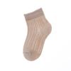 Calcetines para niños primavera y verano calcetines de malla fina con agujeros calcetines finos color liso calcetines anti-mosquitos para bebé transpirables absorben el sudor calcetines para bebé