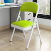 Silla Plegable de Fábrica Transfronteriza para Exterior de Plástico Oficina Blanca Silla Plegable Hogar Respaldo Portátil Reunión Silla de Actividades