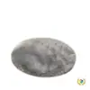 Tapete Moderno Simples de Cor Sólida Lã Sintética para Sala de Estar, Quarto, Varanda, Redondo, Lavável à Máquina, Pele Sintética, Pelo Longo