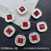 Nueva Caja Mágica Cuadrada de Diamantes Multicolor Espaciadores para Cubos de Azúcar de Ocho Agujeros Cuentas para Pulsera DIY Cadena Accesorios de Joyería