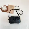 Bolso cruzado pequeño para mujer de verano 2026 nuevo bolso plisado versátil de gran capacidad con cremallera de tres capas bolso de hombro