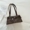 Bolsa de Ombro Estilo Garota Hot Retro Verão 2026 Nova Bolsa de Mão para o Dia a Dia Bolsa de Ombro Único Relaxada e Estilosa