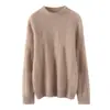 Suéter Pulóver Casual Holgado Corto Nuevo para Mujer 2024 Otoño/Invierno Transfronterizo con Cuello Medio Alto Tejido