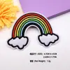 Novos Patches de Bordado com Adesivo Hot Melt Arco-Íris do Fabricante, Patches Sem Costura para Decoração de Roupas e Chapéus, Patches Premium DIY