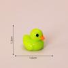 Pato de color de la suerte transfronterizo gota de aceite hecho a mano carnoso bricolaje montaje de jardinería pequeños adornos accesorios de resina