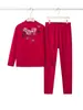 Traje de ropa de invierno para abuela ropa de otoño para mujeres mayores pantalones largos conjunto de dos piezas florales de otoño e invierno para madre ropa cálida para anciana