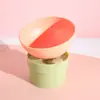 Comedero para Gatos con Forma de Maceta, Comedero para Perros, Comedero para Mascotas, Comedero para Comida de Gato, Plato para Comida de Gato, Protección de la Columna Cervical, Comedero de Agua para Gatos con Boca Inclinada, Uso para Mascotas