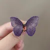 Broche de Borboleta Bordado em Tecido para Mulheres, Joias de Alta Qualidade, Alfinete de Pérola, Acessórios para Roupas, Broche de Luxo Leve, Acessórios para Roupas