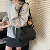 Mochila de Gran Capacidad de Contraste de Color Estilo Nuevo Transfronteriza, Bolso Cruzado de Moda y Estilo para Mujer, Bolso Tote Versátil Casual para el Día a Día