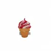 Serie Creativa de Helados de Animales Imanes para Refrigerador de Goma Suave de PVC Bloc de Notas Pegajosas de Dibujos Animados Lindos Clips para Fijar Papeles de Examen