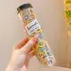 Goma Negra Desechable para el Cabello Banda Elástica Alta Elasticidad Anillo para el Cabello Infantil Accesorio para el Cabello para Niñas