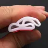 Tira de retenção de água de silicone flexível em estoque, tira impermeável autoadesiva para banheiro, box de chuveiro, tira de barreira de água para separação seco-úmido
