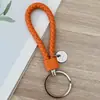 Llavero Creativo de Cuerda de Cuero Estilo Diadema Tejida para Hombres y Mujeres Lanyard para Llave de Coche Colgante para Bolso Accesorios Venta al por Mayor