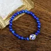 Pulsera de Cerámica Azul y Blanca con Cuentas Estilo Chino Nuevo de Jingdezhen, Sensación Fresca y de Gama Alta, Suministro Transfronterizo, Joyería para Mujer