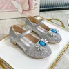 Zapatos de Princesa Brillantes de Cristal para Niñas, Nuevos Zapatos para Bebés de Suela Suave, Zapatos de Vestir para Actuación Infantil, Zapatos Mary Jane con Pedrería