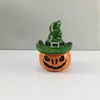 Adornos de Calabaza de Resina para Halloween Decoración de Atmósfera Festiva Modelo de Calabaza de Halloween Juguetes DIY para Niños