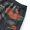 Falda A-line estampada reversible, nuevo modelo para otoño 2026, de cintura alta, estiliza, falda larga plisada de longitud media