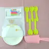 Pastel de cumpleaños cuchillo tenedor plato vela plato de cena plato juego de vajilla plato de papel desechable combinación de cuchillo y tenedor de plástico estampado floral