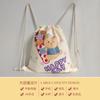 Bolsa de Lona Linda para Mujer 2026 Nueva Bolsa de Cuerda de Dibujos Animados Bolsa Original para Estudiantes Tutorías Mochila Sencilla para Niña Venta al por Mayor